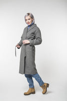 REVALU - Original Long Gray Coat / Spring - Autumn / Women's Coat / Collection 2018 by REVALU