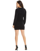 SKIVA - Original Long Sleeve Mini Dress - Black