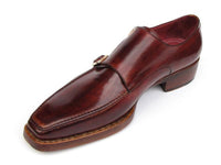 Paul Parkman Men's Double Monkstrap Goodyear Welted Shoes (ID#061-BRD)