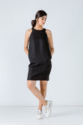 CONQUISTA FASHION - Original Black Sleeveless Sack Dress