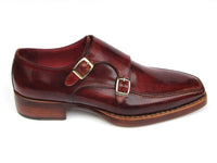 Paul Parkman Men's Double Monkstrap Goodyear Welted Shoes (ID#061-BRD)