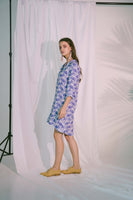 AKOSEE - Original Storge Shirt Dress in Blue Biro