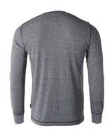 ZIMEGO Men's Long Sleeve Lightweight Waffle Thermal Henley T-Shirts