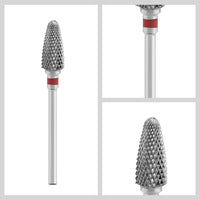 Nail Drill Bit Carbide Rotary Burr Nozzle for Manicure Electric Milling Cutter for Manicure Machine Milling Cutter for Nail Tool