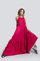 AKOSEE - Original Mae Parachute Maxi Dress in Pink