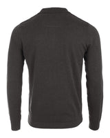 ZIMEGO Men's Casual Polo Sweater - Long Sleeve Pullover Button Knit Shirt