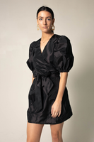 LE REUSSI - Original Black Lusso Wrap Dress