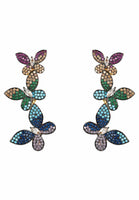 Original Butterfly Rainbow Drop Earrings Gold