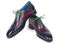 Paul Parkman Men's Multi Color Wingtip Oxfords (ID#PP2284)