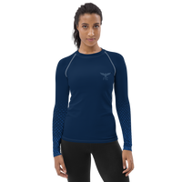 FIND YOUR COAST APPAREL - Original Women's Lady Ocean Performance Rash Guard UPF 40+