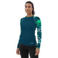 FIND YOUR COAST APPAREL - Original Women's Veronica Sleeve Sea Skinz Performance Rash Guard UPF 40+