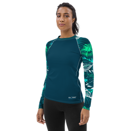 FIND YOUR COAST APPAREL - Original Women's Veronica Sleeve Sea Skinz Performance Rash Guard UPF 40+