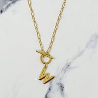 Original Modern Classic Initial Necklace Prepack