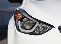 YJWAUTO - Original Headlight Lens for Hyundai Elantra 2012~2016 Headlamp Cover Car Glass Replacement Auto Shell Projector Lens