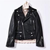 MAOMAO FUR M - Original Spring Genuine Leather Jacket Women 2019 Fashion Real Sheepskin Coat Rivet Motorcycle Biker Jacket Female Sheep Leather Coat