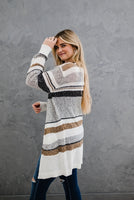 LIVING FREE BEAUTY - Original Best Part of Me Color Block Cardigan