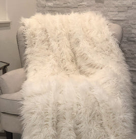 Mongolian Faux Fur Luxury Throw