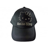 Hello Kitty Cap - Black with rhinestones