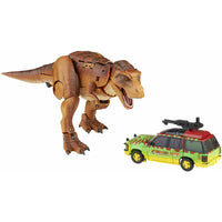 Jurassic Park Transformers Tyrannocon Rex + Autobot JP93 set 2 figures