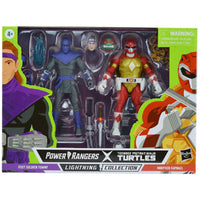 Power Rangers Ninja turtles Raphael + Foot Soldier Tommy pack figure 15cm