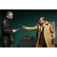 Halloween 2 Scale Action Michael Myers + DR Loomis Ultimate pack figures 18cm