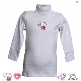 Hello Kitty baby girls turtleneck - White - 5/6y