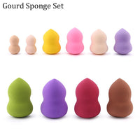 Makeup Sponge Set Soft Water Drop Blending Cosmetic Puff Face Liquid Foundation Cream Concealer Gourd Sponge