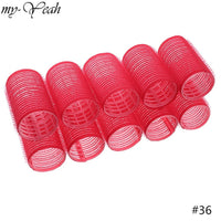 15/12/10/6pcs/Lot 3 Size Hairdressing Home Use DIY Magic Large Self-Adhesive Hair Rollers Styling Roller Roll Curler Beauty Tool