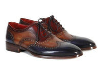 Paul Parkman Men's Three Tone Wingtip Oxfords (ID#PP2278)