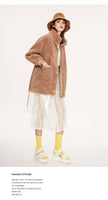 LUXURY AND ME - Original Real Fur Teddy Bear Style Winter Coat