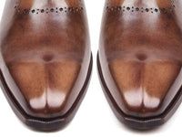 Paul Parkman Men's Antique Brown Oxfords (ID#AG444BRW)