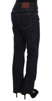 Jeans elasticizzati taglio dritto in cotone blu-W34