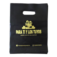 15x20cm Custom  Packaging and Shopping Print Logo Gift Plastic Bags