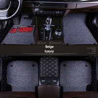 Carpets Car Floor Mats for Mitsubishi Outlander 2018 2017 2016 2015 2014 2013 5 Seats Auto Interior Custom Leather Covers