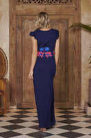 AKOSEE - Original Queen Dress in Navy