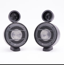 Q-PERTORS - Original 12V 300W Car Audio Modified 3.5 Inch Mid-Range Speakers Set Midrange Speaker Bracket Tweeter Base Speaker Box Horn High Quality
