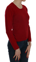 Maglione Girocollo In Cashmere Pullover Rosso-L