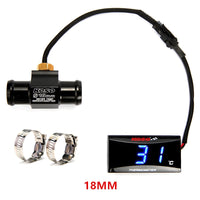 NORXI - Original Motorcycle KOSO Water Temperature Mini Meter for XMAX250 300 NMAX CB 400 CB500X Sensor Thermomete Temp Gauges Scooter Racing