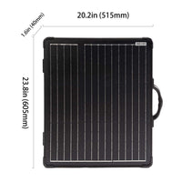 ACOPower Plk 100W Portable Solar Panel Kit,Lightweight 20A Charge Controller