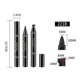 SHIDISHANGPIN - 10 Pcs New Eyeliner Pencil Eyes Liner  Make Up Waterproof Black Long Lasting  Makeup Stamps Eyeliner Pencil