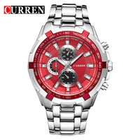 CURREN - Original 2024 New Curren Luxury Brand Watches Men Quartz Fashion Casual Male Sports Watch Full Steel Military Watches Relogio Masculino