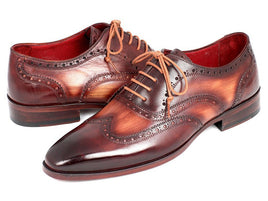 Paul Parkman Men's Two Tone Wingtip Oxfords (ID#PP22TX54)