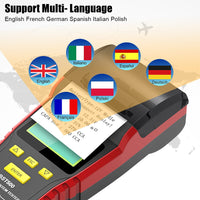 ANCEL - Original BST500 12V 24V Car Battery Tester With Thermal Printer Car Heavy Duty Truck Battery Analyzer Battery Test Diagnostic Tool