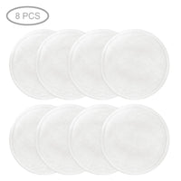 4/8/10/16pcs Makeup Remover Washable Cotton Pads Reusable Face Wipes Microfiber Make-Up Remover Three Layers Natural Soft Bamboo