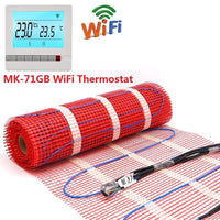 MINCO HEAT 0.5m2 Underfloor Heating Mat 150w/M2 Low Electrical 50cmX1m Warm Floor Mat