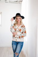 LIVING FREE BEAUTY - Original Floral Desires Open Cardigan