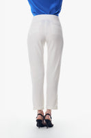 LE REUSSI - Original White Skinny Pants Women's Trousers