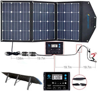 ACOPower Ltk 120W Foldable Solar Panel Kit With Included ProteusX 20A Charge Controller