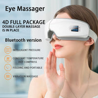MUSSELS - Original 4D Smart Airbag Vibration Eye Massager Eye Care Instrumen Heating Bluetooth Music Relieves Fatigue and Dark Circles