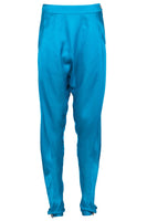 MENESTHO' - Original Silk Modal Turquoise Harrem Pants